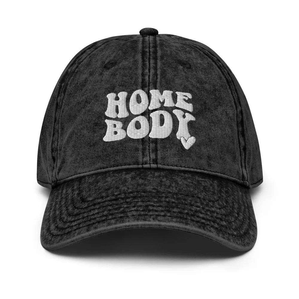Homebody Baseball Hat Black