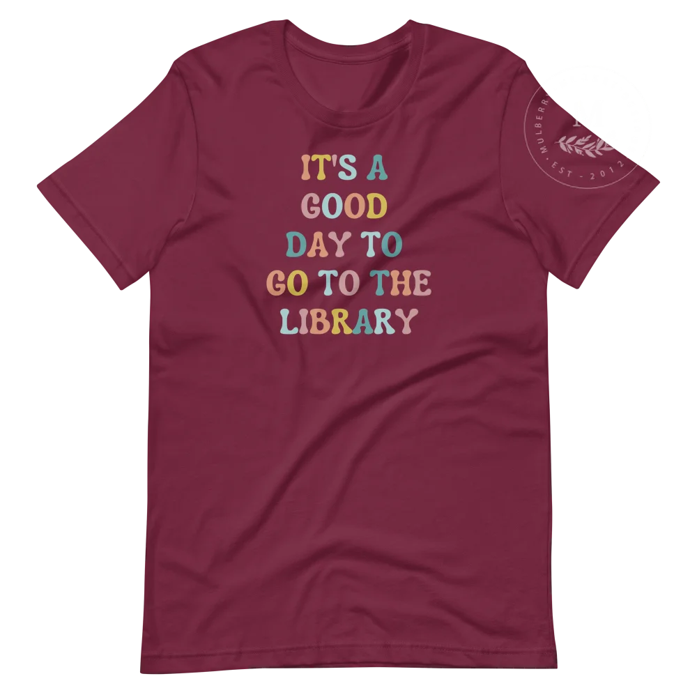 Library T-Shirt Maroon / 3Xl