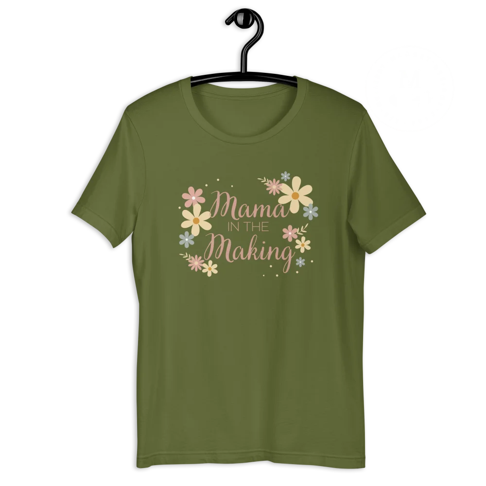 Mama In The Making Shirt Olive / 3Xl