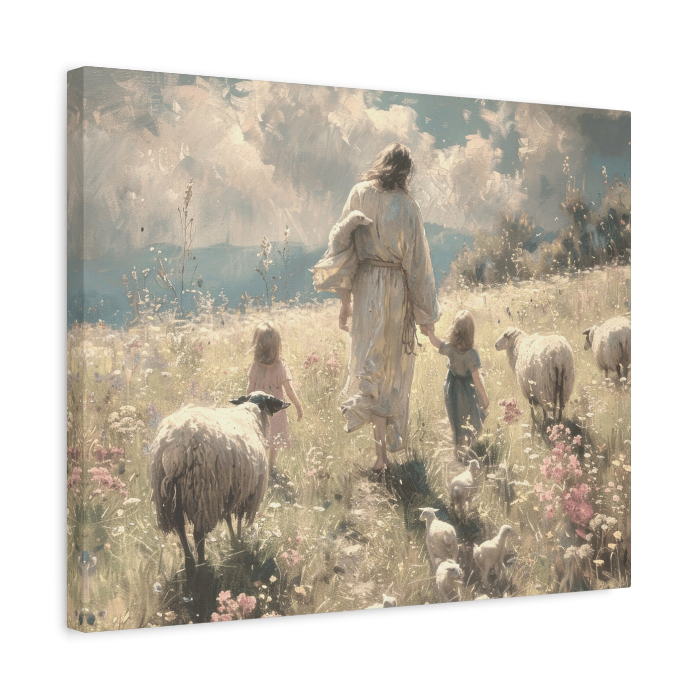 Blessed Are the Children Canvas Art