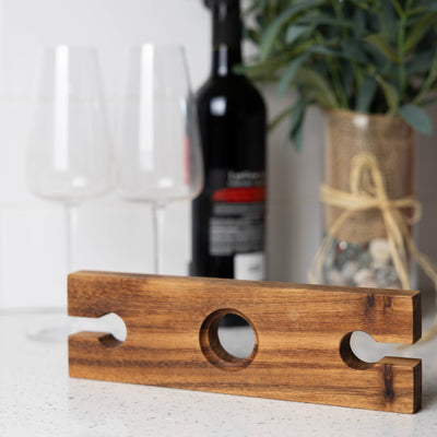 Wood Wine Glass Holder