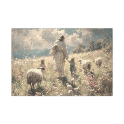 Blessed Are the Children Canvas Art