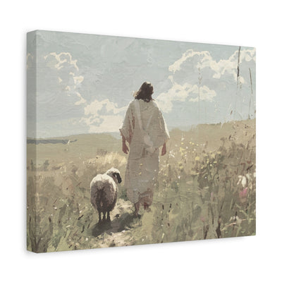 Jesus Leaves the 99 Canvas Art