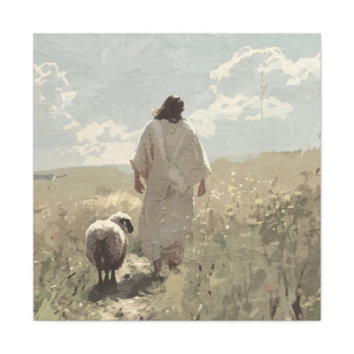 Jesus Leaves the 99 Canvas Art