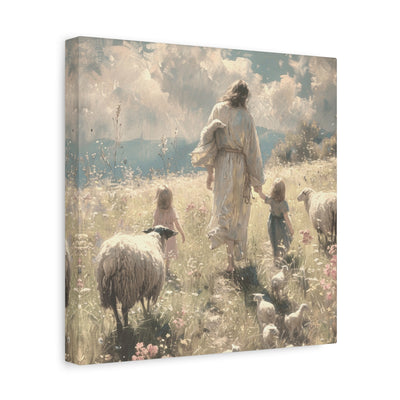 Blessed Are the Children Canvas Art