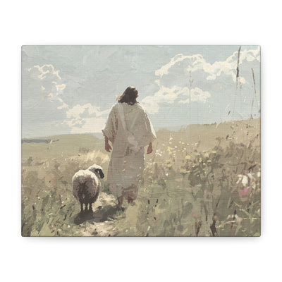 Jesus Leaves the 99 Canvas Art