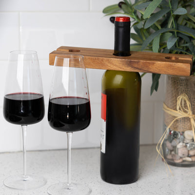 Wood Wine Glass Holder