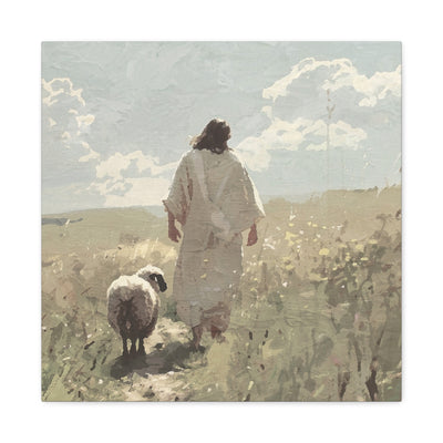 Jesus Leaves the 99 Canvas Art