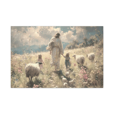 Blessed Are the Children Canvas Art