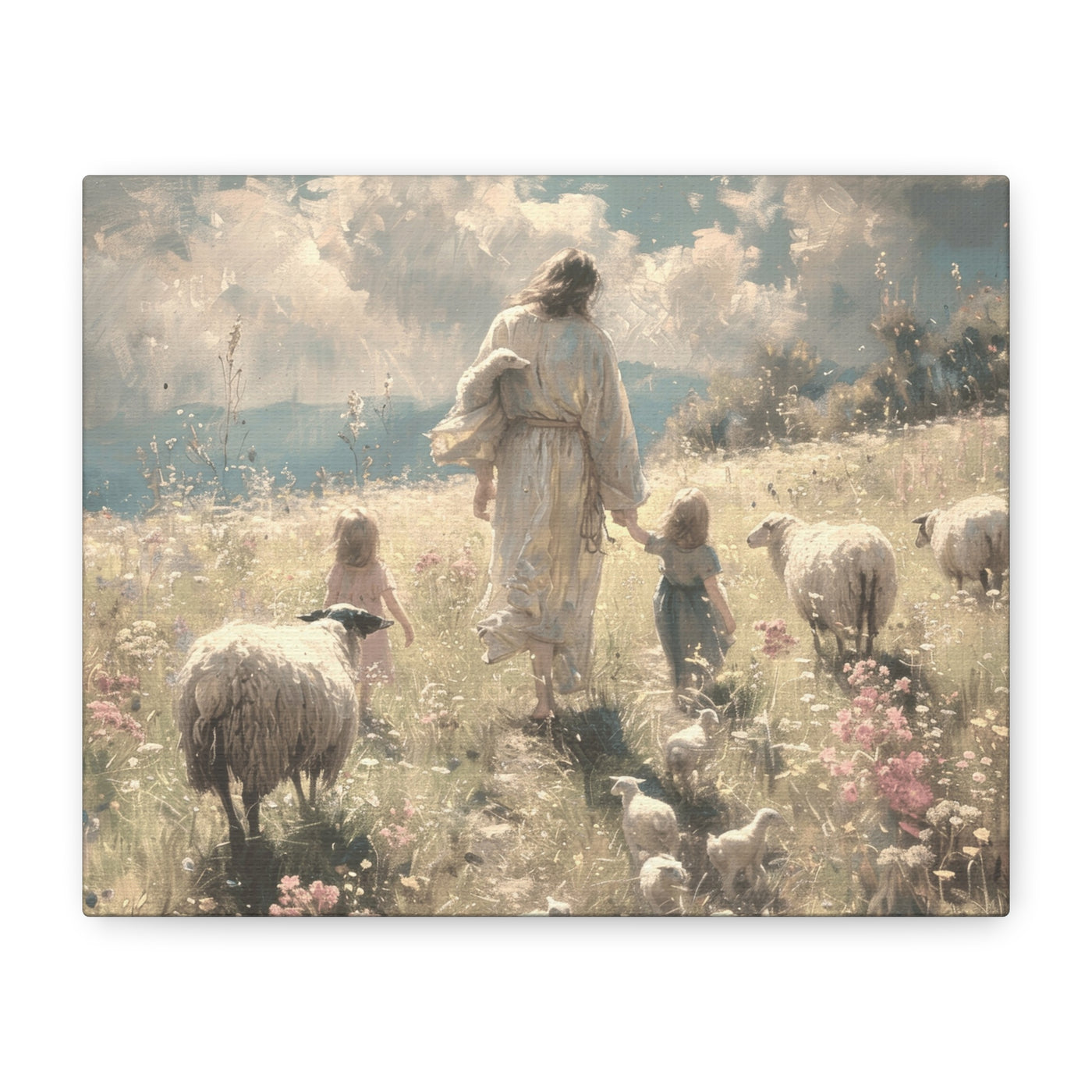 Blessed Are the Children Canvas Art