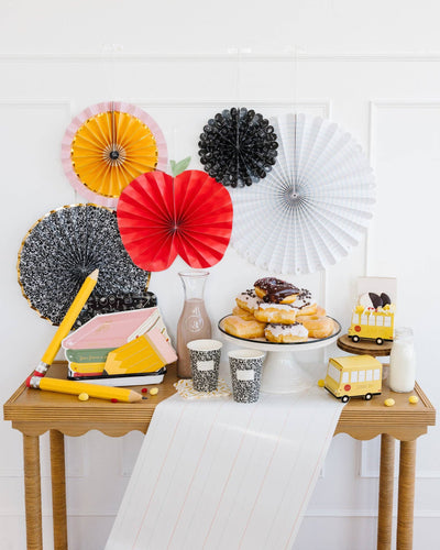 Pencil Shaped Napkins Back to School