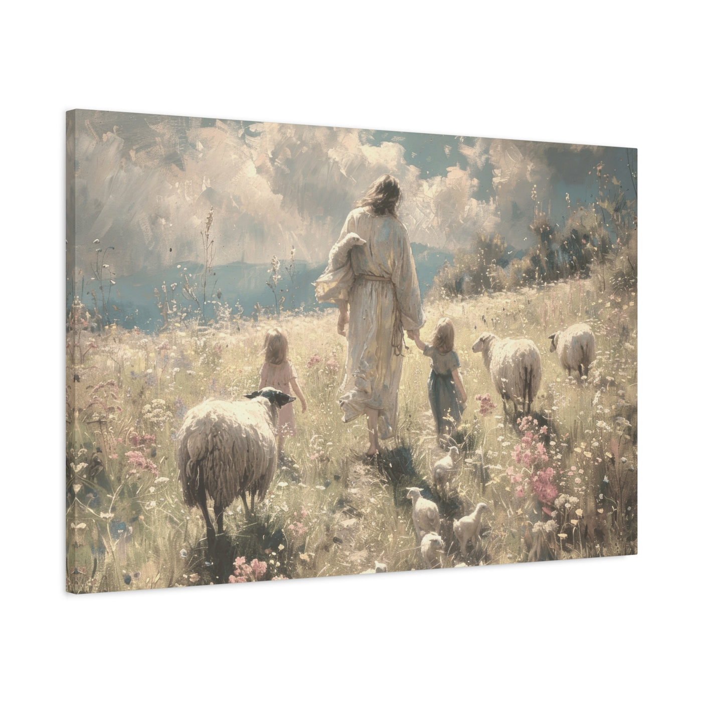 Blessed Are the Children Canvas Art