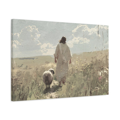 Jesus Leaves the 99 Canvas Art