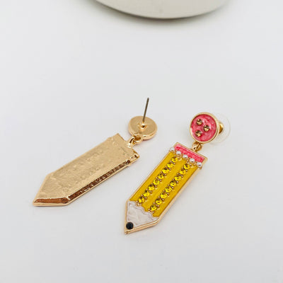 Teacher Pencil Earrings