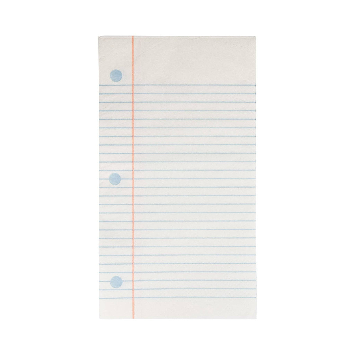 Notebook Paper Napkin Back to School