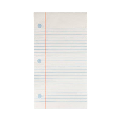 Notebook Paper Napkin Back to School
