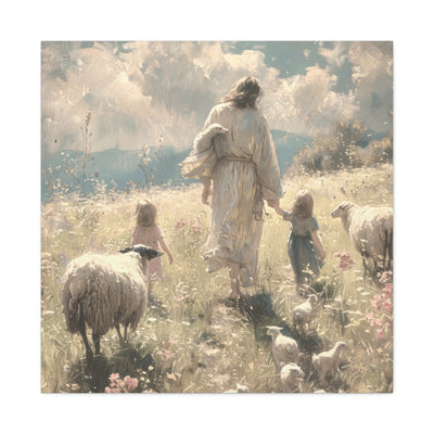 Blessed Are the Children Canvas Art