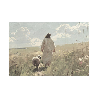 Jesus Leaves the 99 Canvas Art