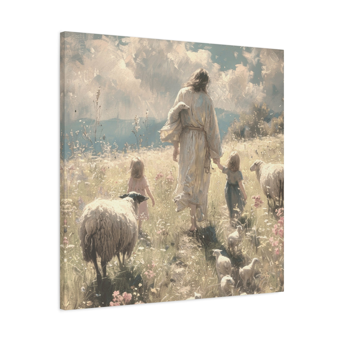 Blessed Are the Children Canvas Art