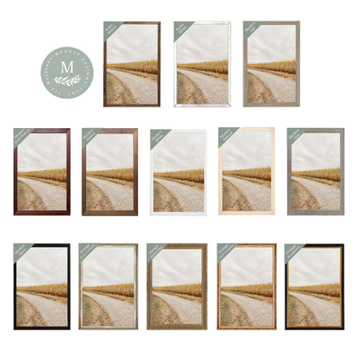 Indiana Corn Fields Framed Art Print - Mulberry Market Designs