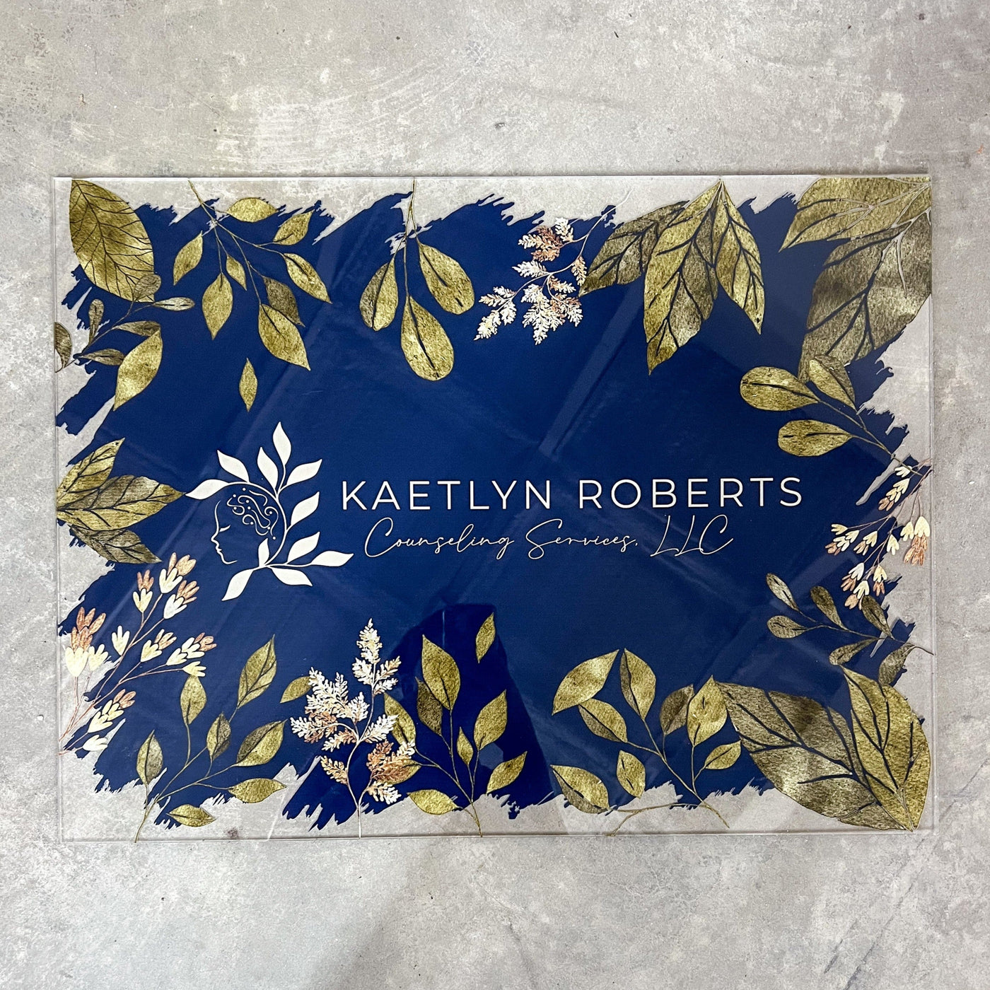 Custom Acrylic Business Logo Sign - Mulberry Market Designs