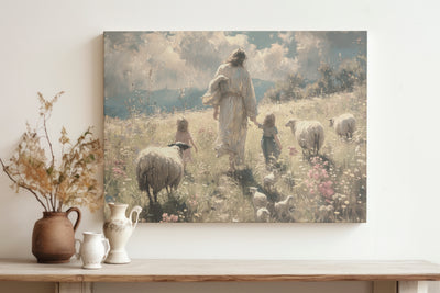 Blessed Are the Children Canvas Art