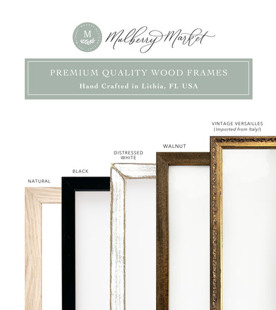 Custom Wood Framed Family Photo Sign