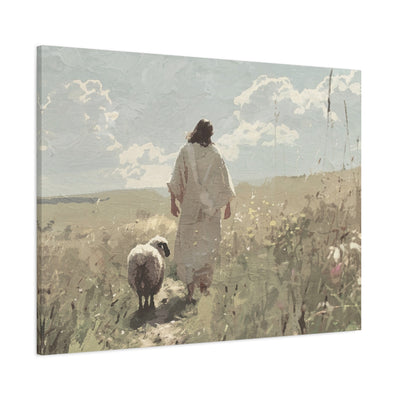 Jesus Leaves the 99 Canvas Art
