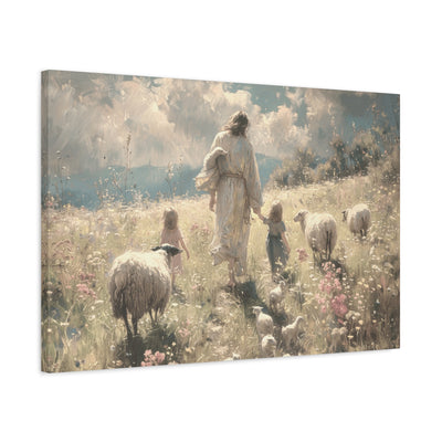 Blessed Are the Children Canvas Art