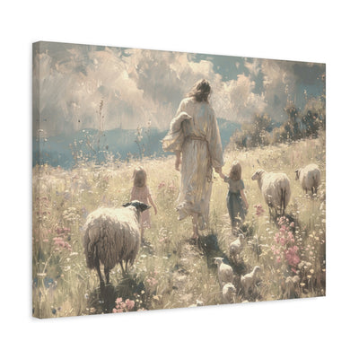 Blessed Are the Children Canvas Art