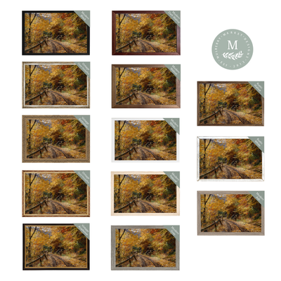 Falling Leaves Vintage Wall Art - Mulberry Market Designs