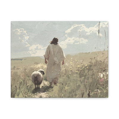 Jesus Leaves the 99 Canvas Art