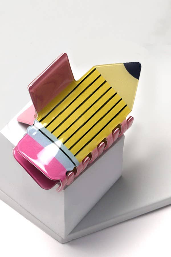 School Pencil Hair Clip