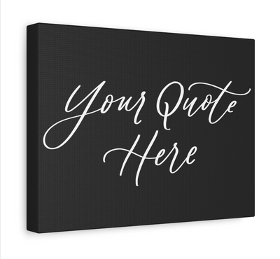 Custom Canvas Sign | Personalized Wall Art Designed by YOU