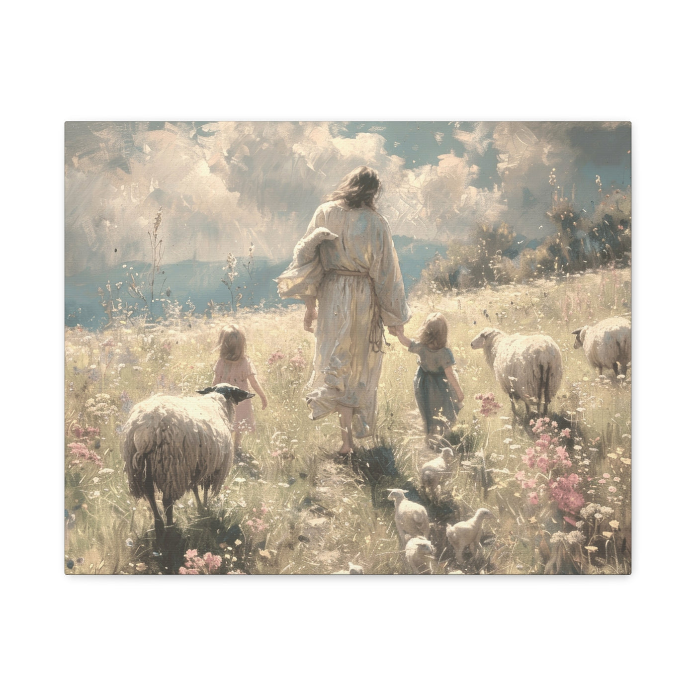 Blessed Are the Children Canvas Art