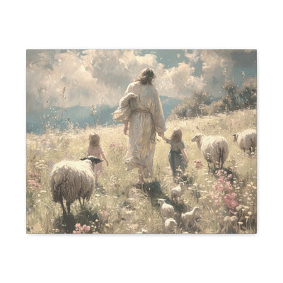 Blessed Are the Children Canvas Art