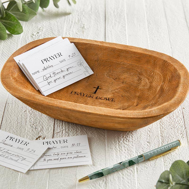 Wood Prayer Bowl