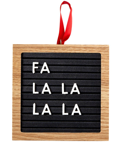 Wood Christmas Letterboard Ornament Set - Mulberry Market Designs
