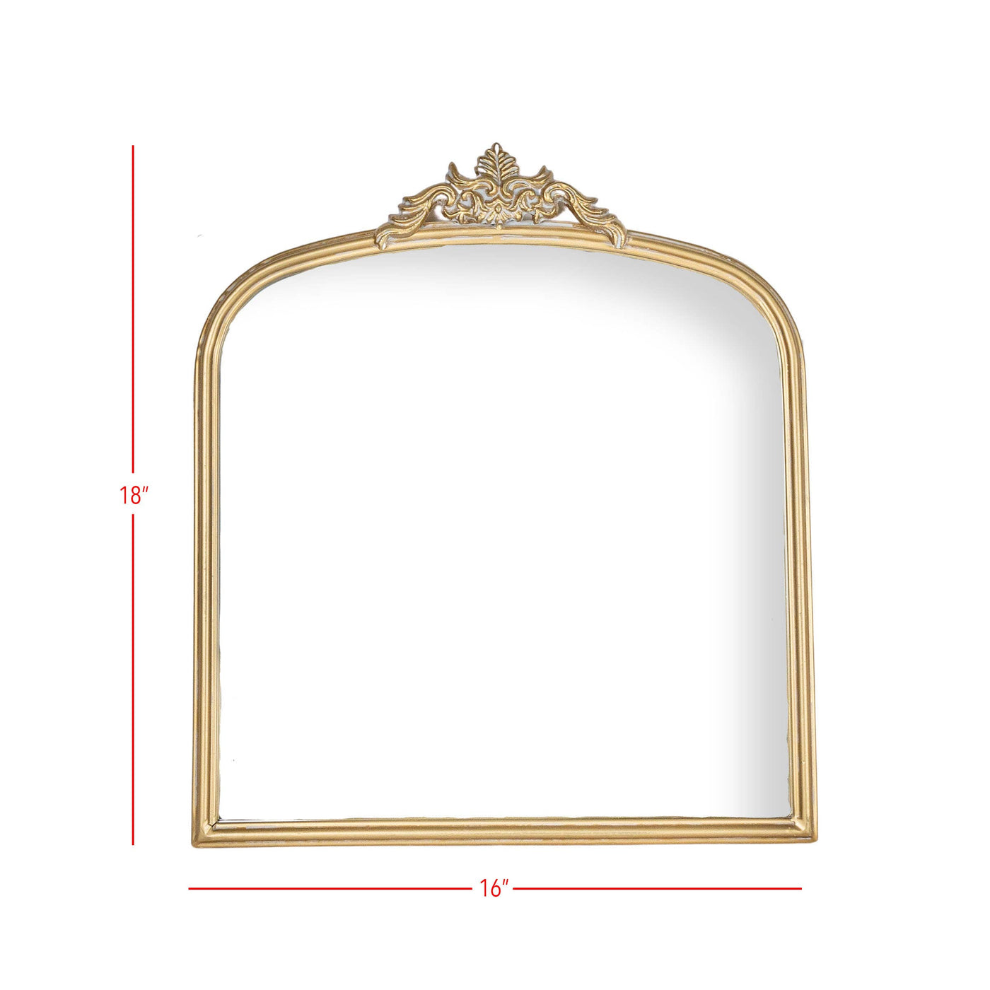 Antique Vintage Brass Wall Mirror - Mulberry Market Designs