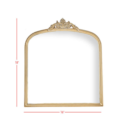Antique Vintage Brass Wall Mirror - Mulberry Market Designs
