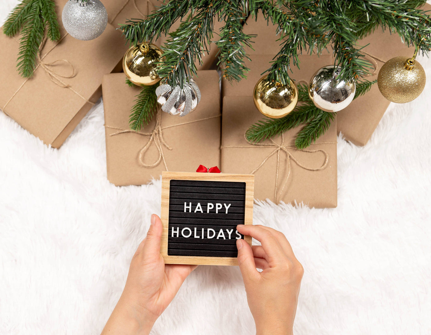 Wood Christmas Letterboard Ornament Set - Mulberry Market Designs