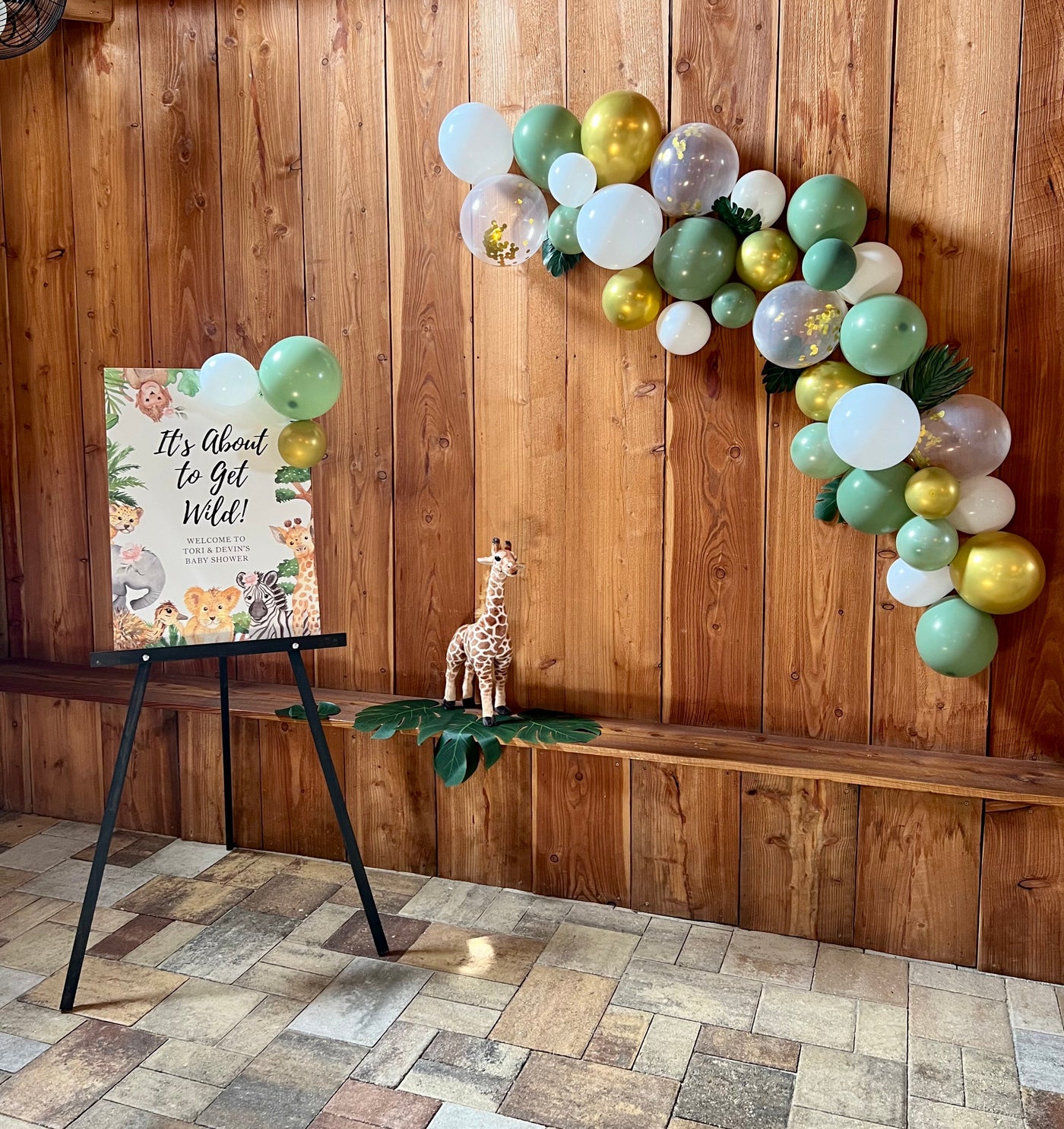 Safari Baby Shower Welcome Sign - Mulberry Market Designs