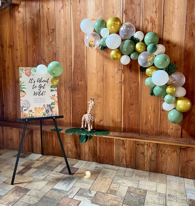 Safari Baby Shower Welcome Sign - Mulberry Market Designs