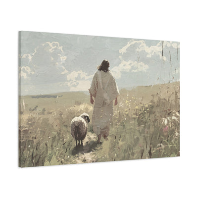 Jesus Leaves the 99 Canvas Art