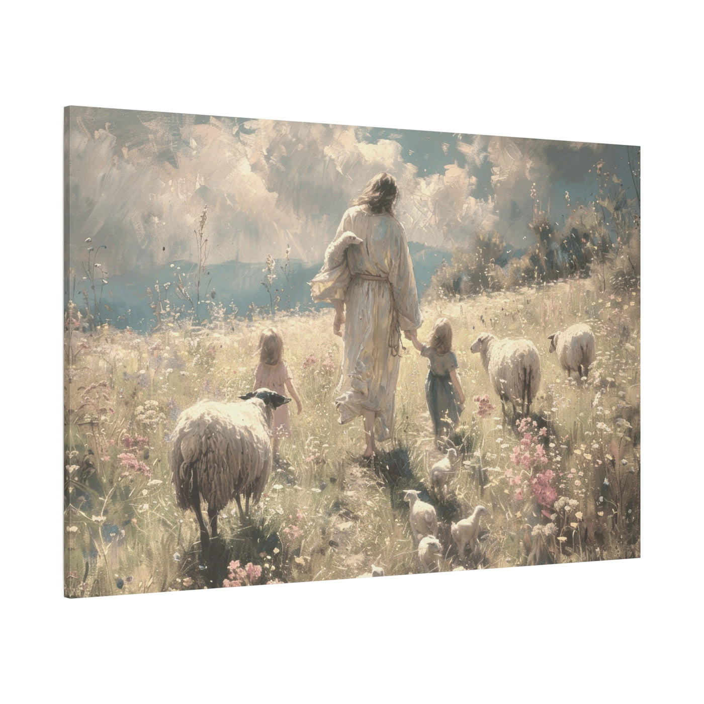 Blessed Are the Children Canvas Art