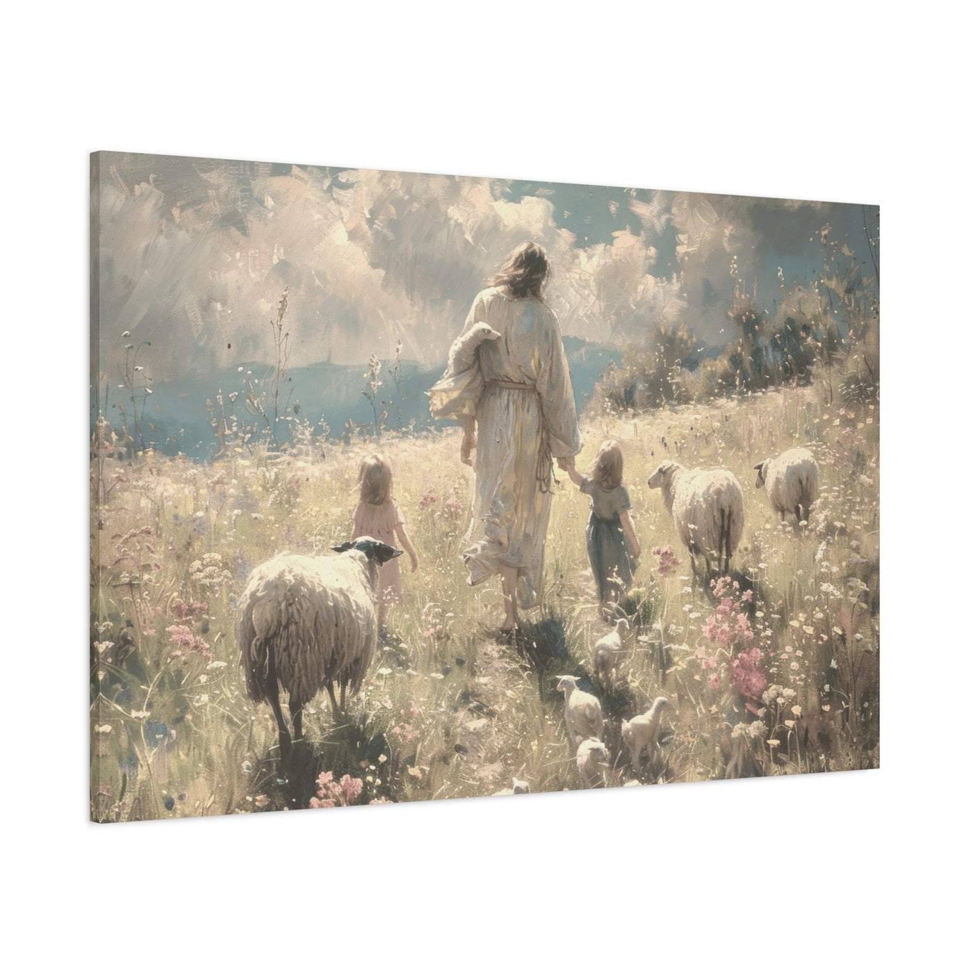 Blessed Are the Children Canvas Art