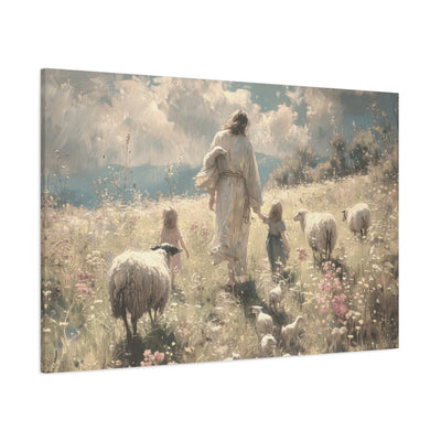 Blessed Are the Children Canvas Art