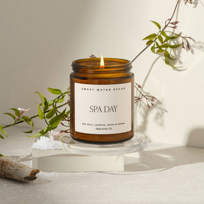 Spa Day 9 oz Soy Candle - Mulberry Market Designs