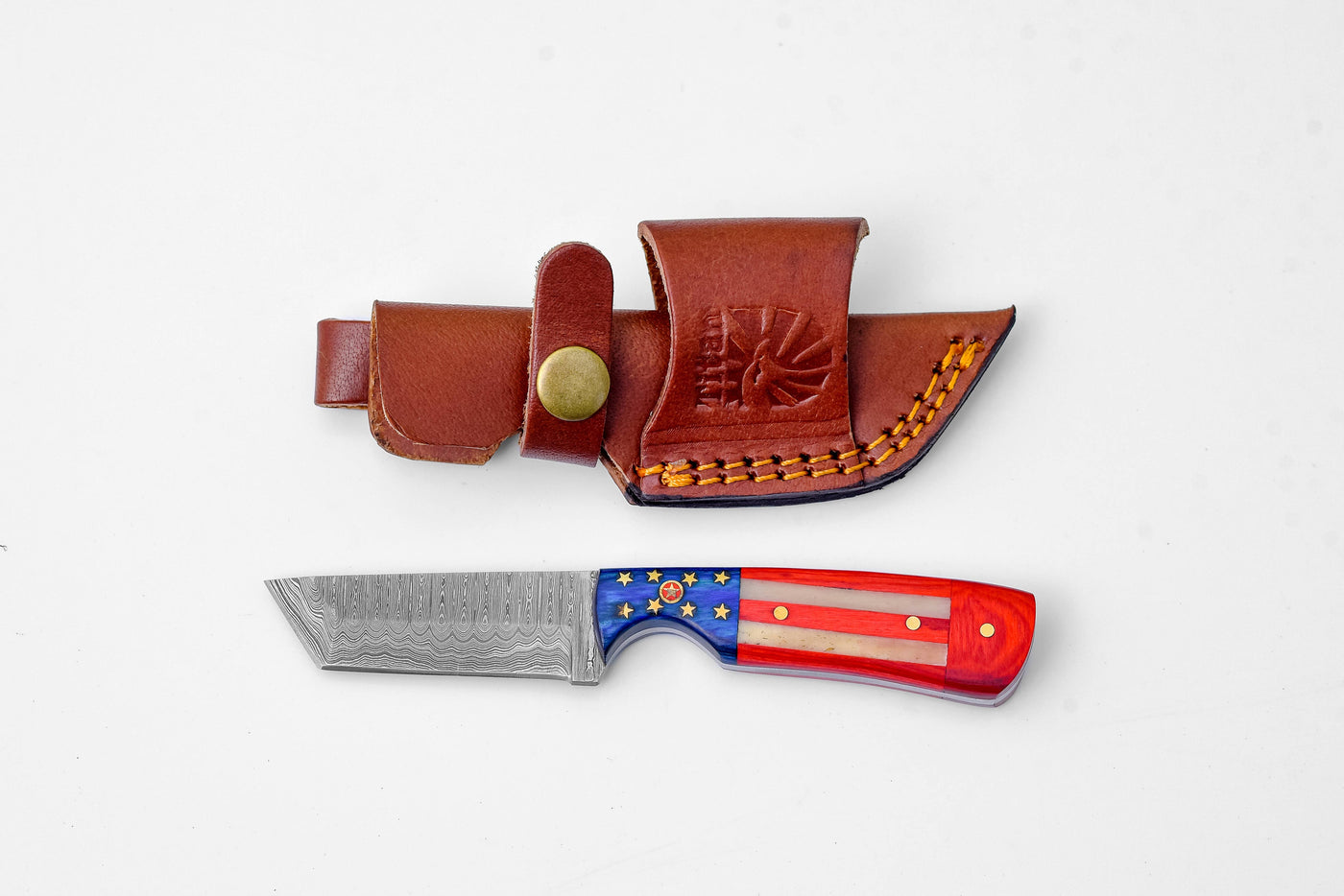 Titan United Star Damascus Tanto Blade Knife