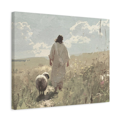 Jesus Leaves the 99 Canvas Art